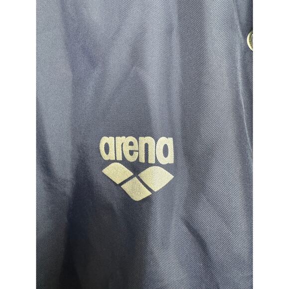 Calhoun Arena Team Line Parka  Blue Fleece Lined Pockets Button Zipper SIZE XS - Picture 2 of 7